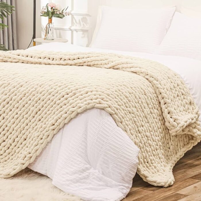 Chunky Knit "King Size" Blanket