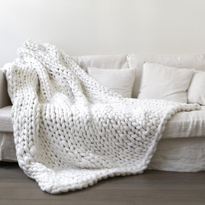 Chunky Knit "Medium" Blanket